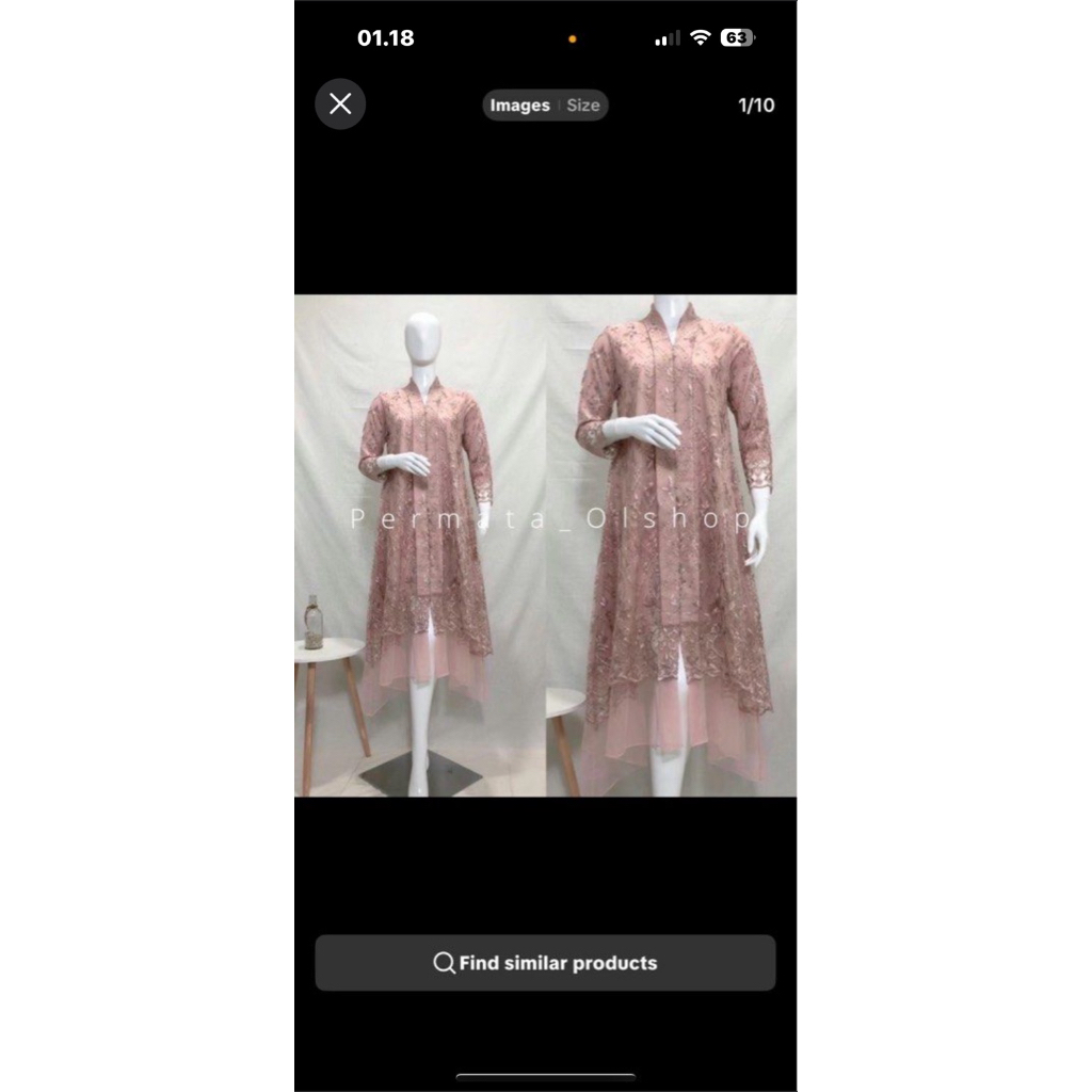 kebaya rose gold (new)