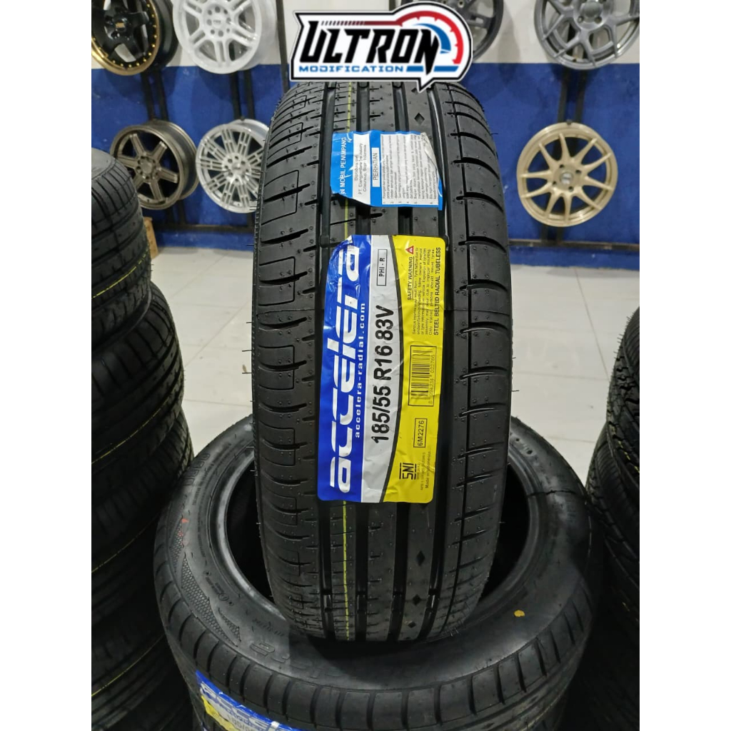 Ban Accelera PHI-R Ukuran 185 55 R16 Ban Standar Mobil Honda Jazz Yaris Ring 16