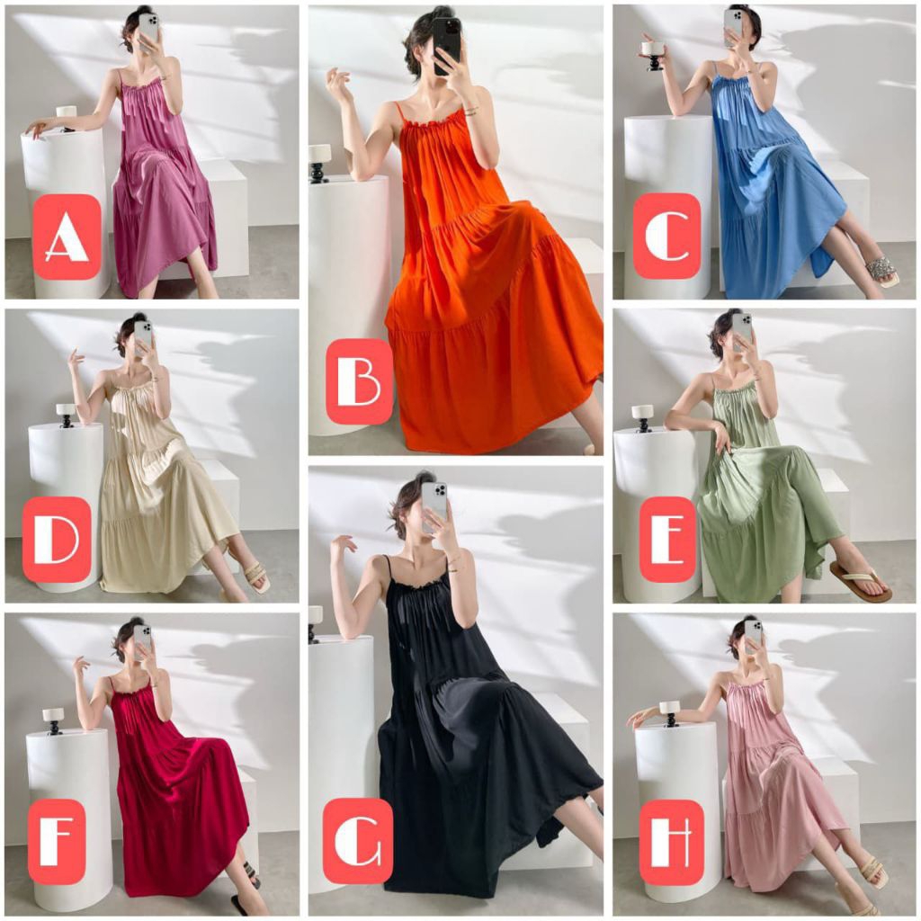 [ 2596 DASTER KUTUNG SERUT ] Daster sexy wanita terbaru baju dress wanita ke pantai baju musim semi 