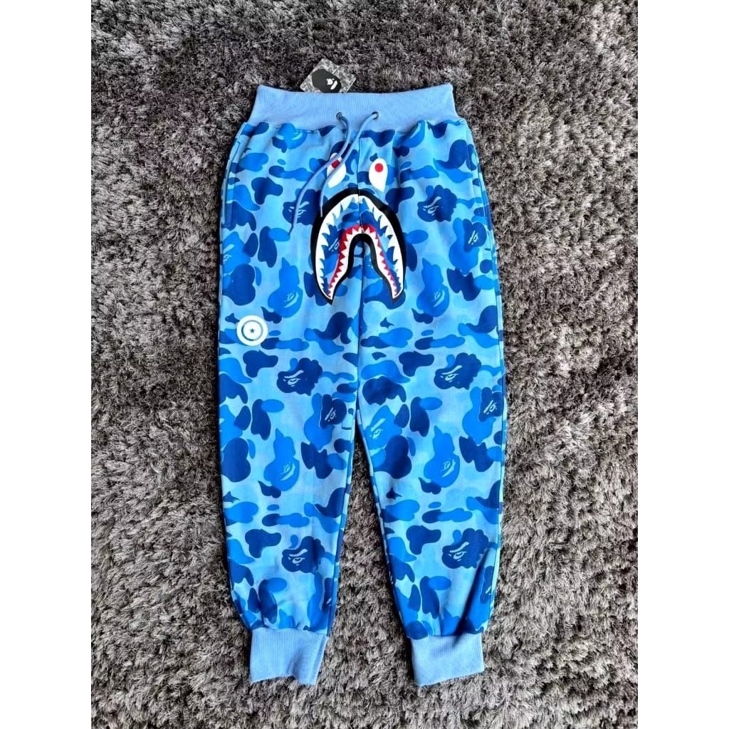 CELANA PANJANG BAPE BIRU CMO