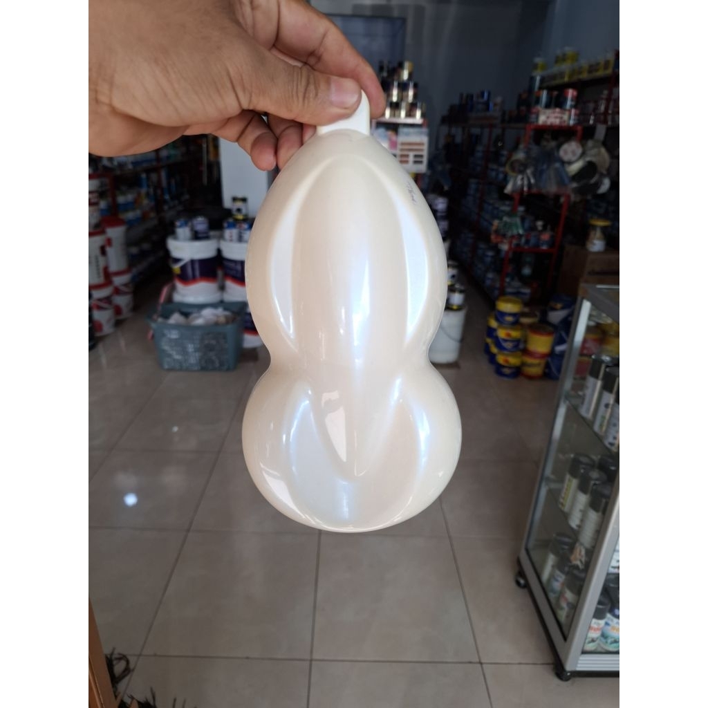 cat putih lapis lembayung biru pu 1 paket