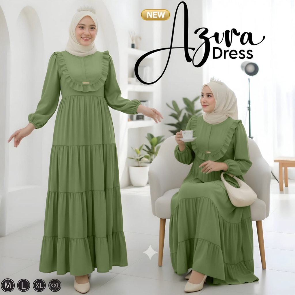 BAJU WANITA MODEL BARU / GAMIS WANITA DEWASA / GAMIS MUSLIM KEKINIAN