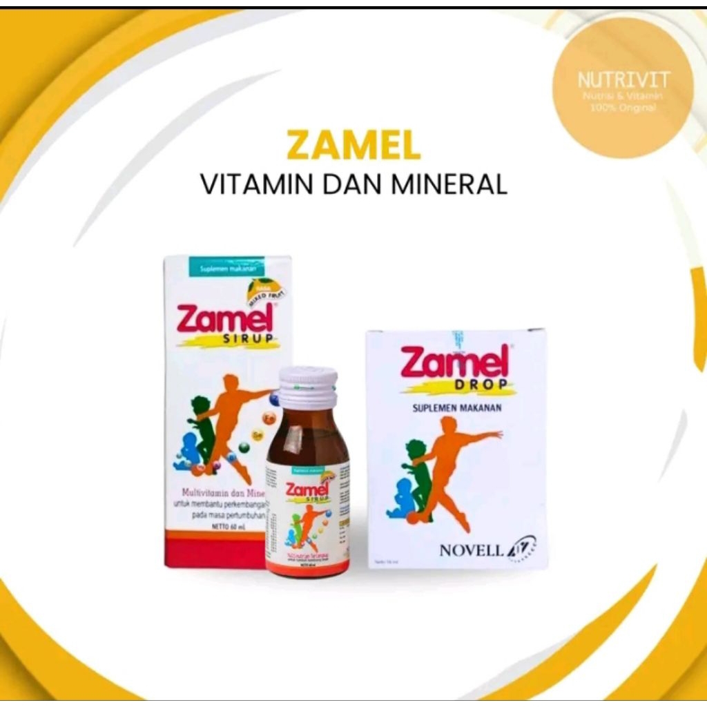 Zamel Sirup dan Drop