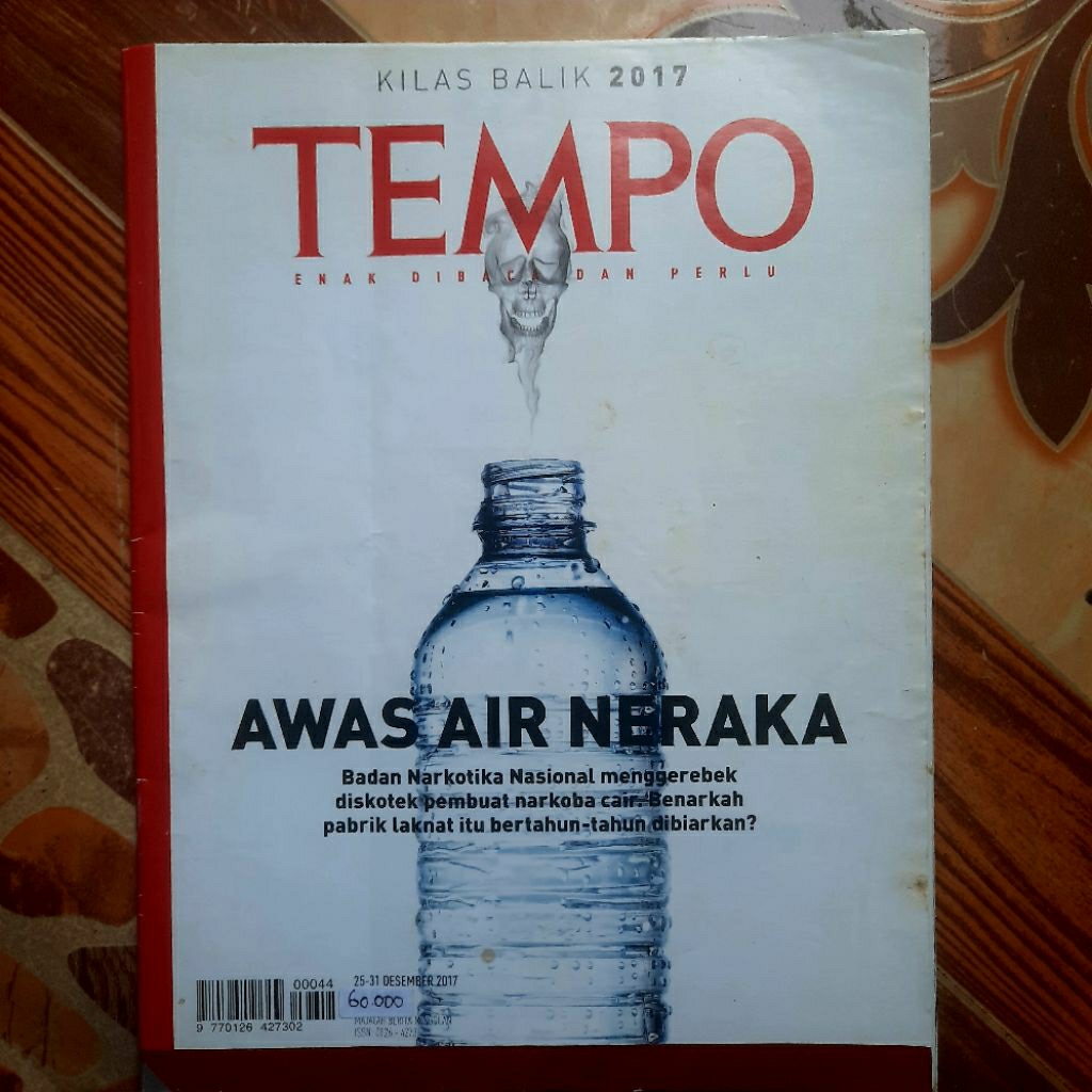 Majalah Tempo Edisi 25-31 Desember 2017 ~ Kilas Balik 2017 ~ Majalah bekas terawat