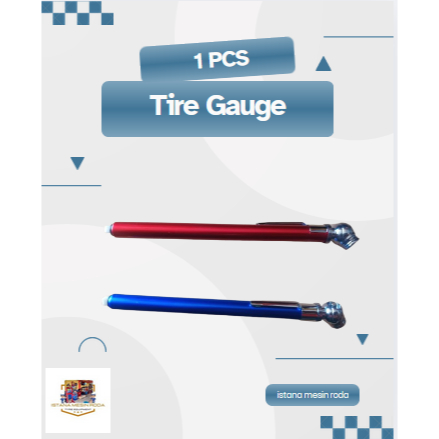Alat Ukur Tekanan Angin Ban Mobil Motor / Tire Gauge Ukuran Angin Ban Mobil Model Pensil