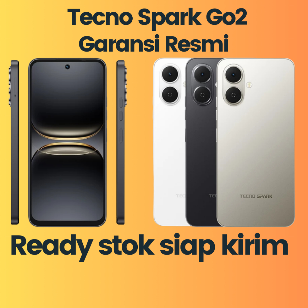Tecno Spark Go2 4/128 Garansi Resmi