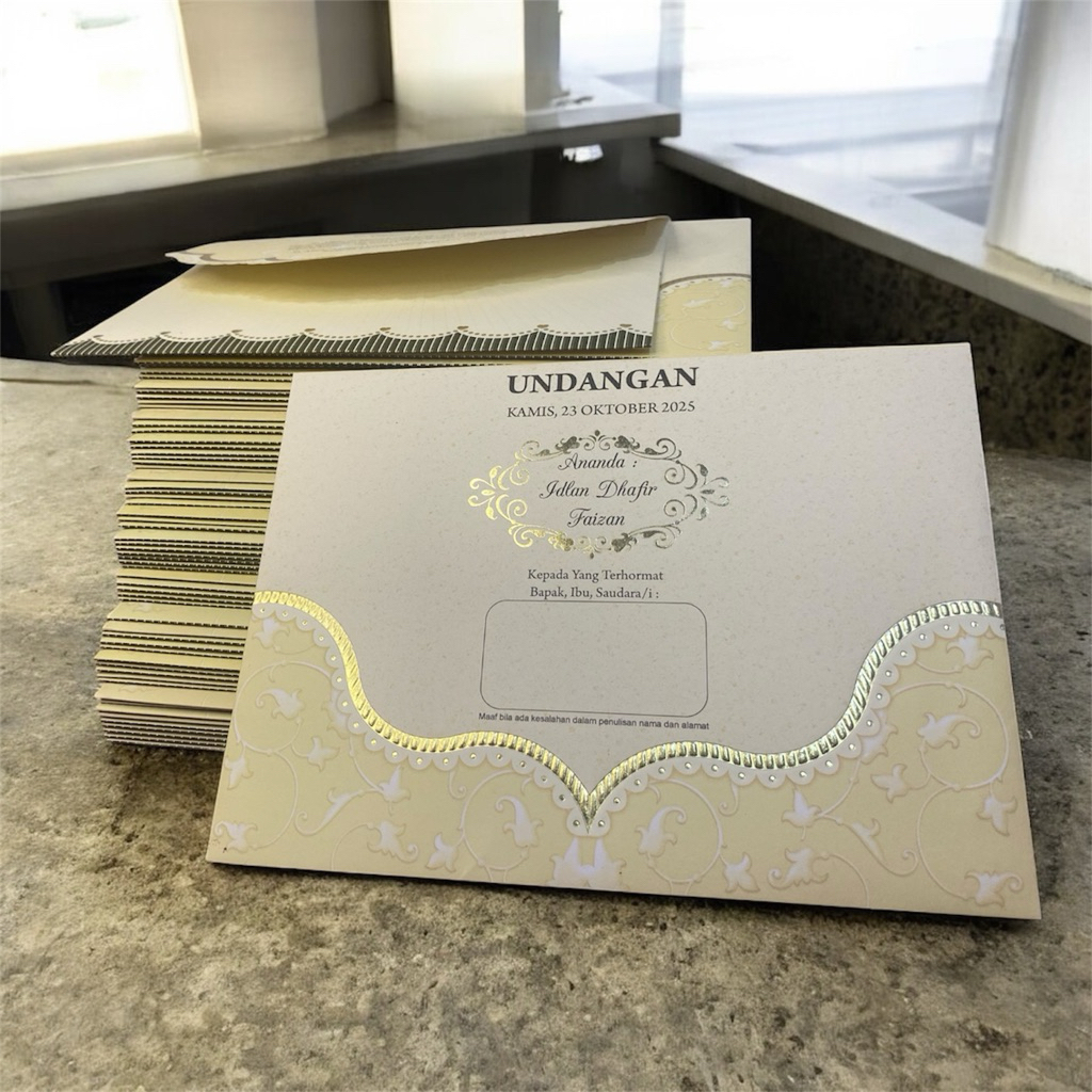undangan blangko kosongan ERBA kode 2319  (AMPLOP+COVER+ISI)