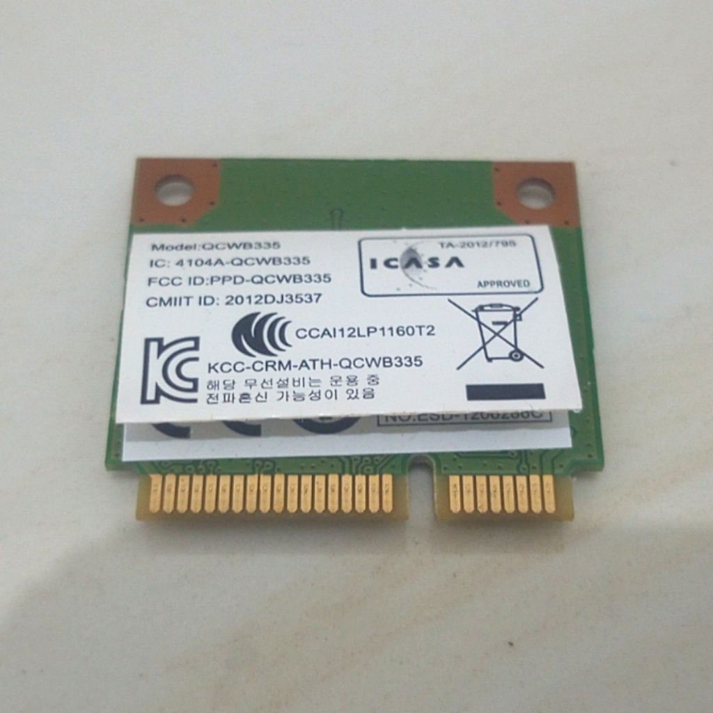 Wifi Wlan Card Ori Acer E1-532 Normal Tested (Foto Terlampir)