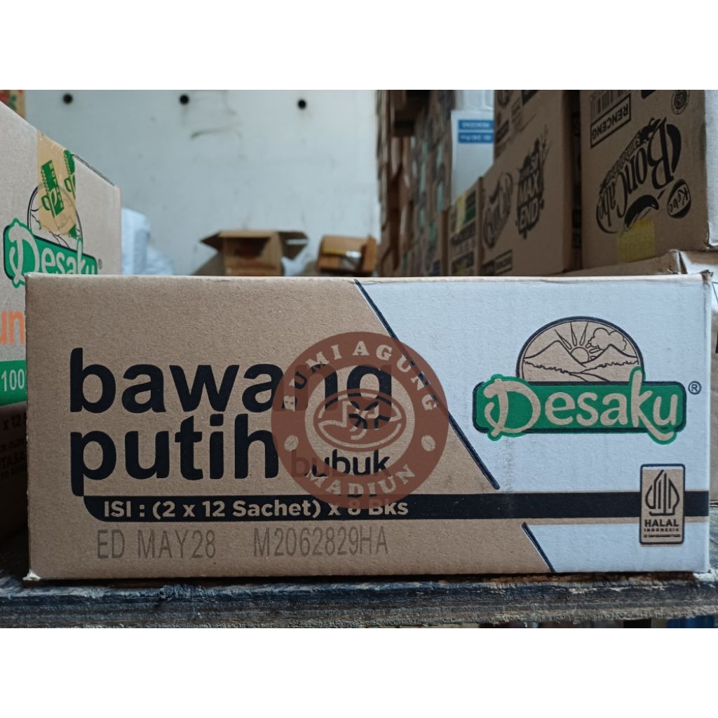 Bumbu Bawang Putih Bubuk Desaku kemasan 1 karton