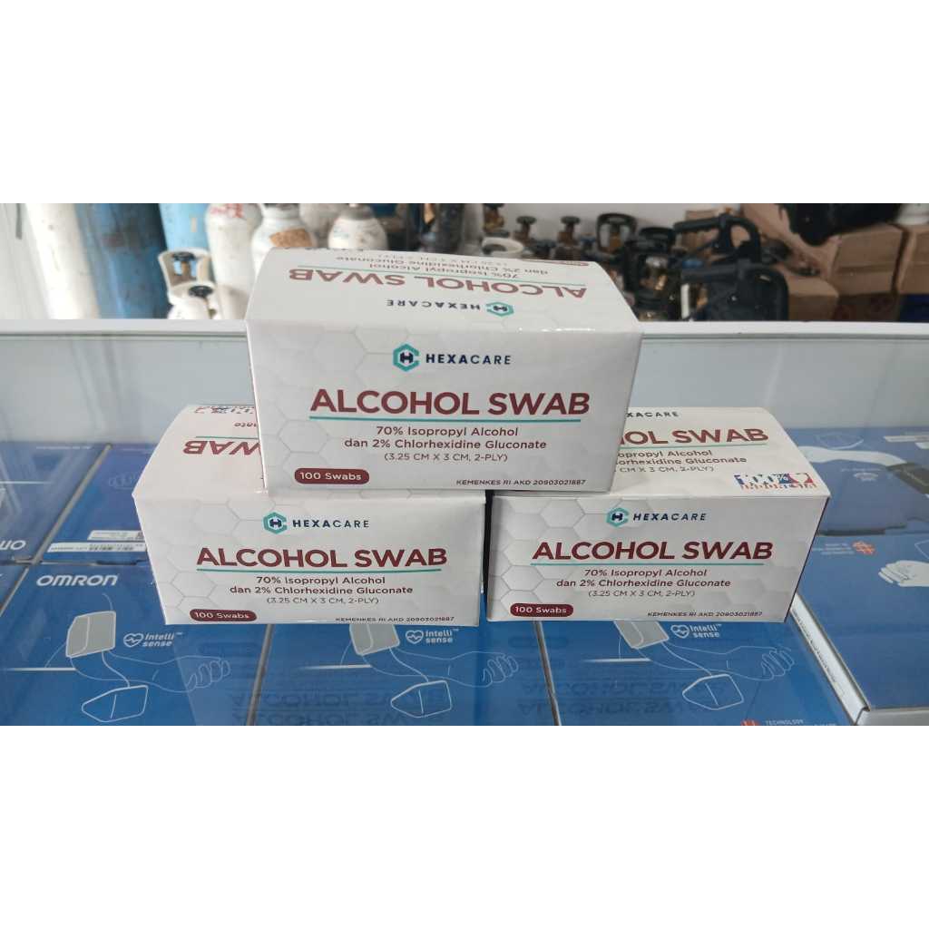 Tisu Alkohol/ Alkohol Swab Hexacare Kapas Alkohol