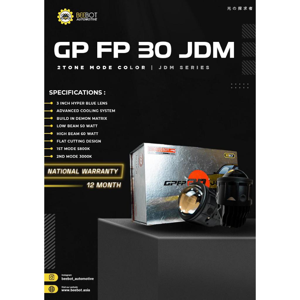 PROJECTOR FOGLAMP GP FP 30 JDM 3 INCH BEEBOT BLUE LENS (2 PCS)