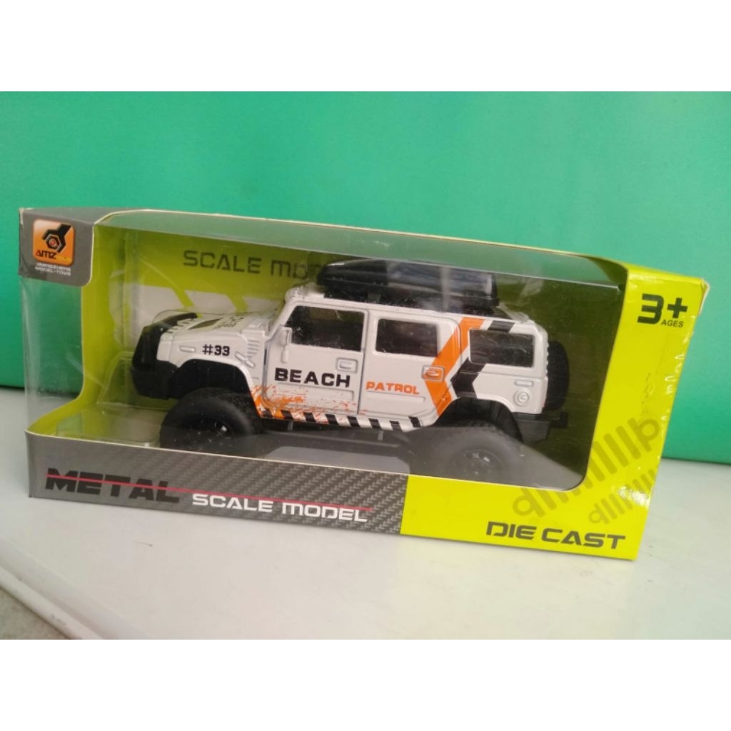 Koleksi miniatur mobil jeep besi