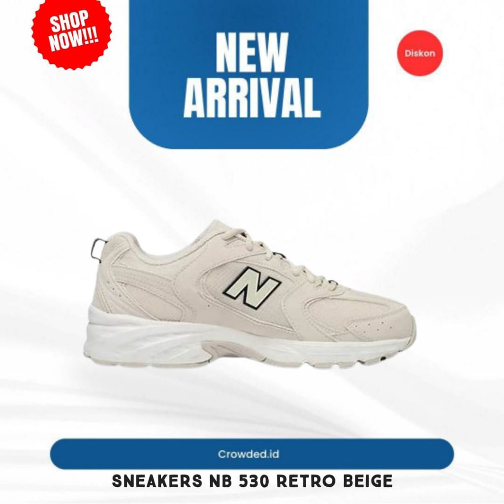 (CROWDED) Sneakers NB 530 Retro Beige