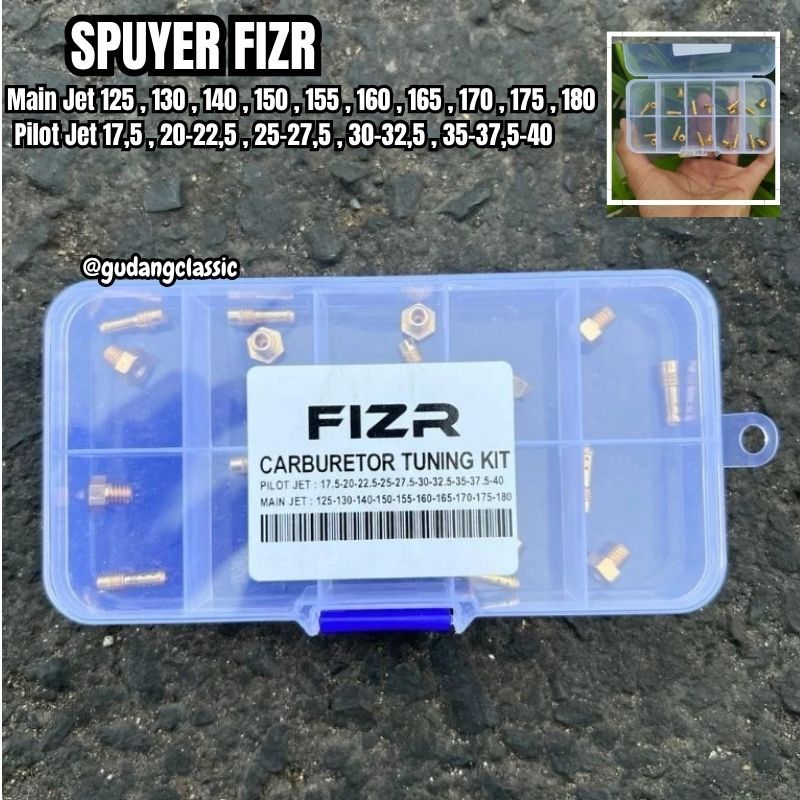 Spuyer FIZR set Force 1 pilot jet dan MAIN JET F1ZR isi 10 SET