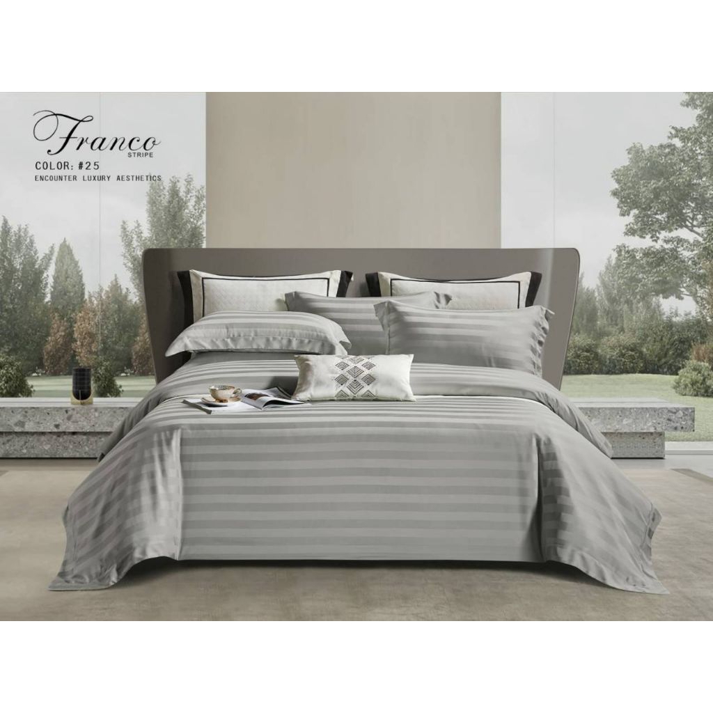 Fullset Bedcover & Sprei Salur Sutra Jacquard 80s Sprei Sultan