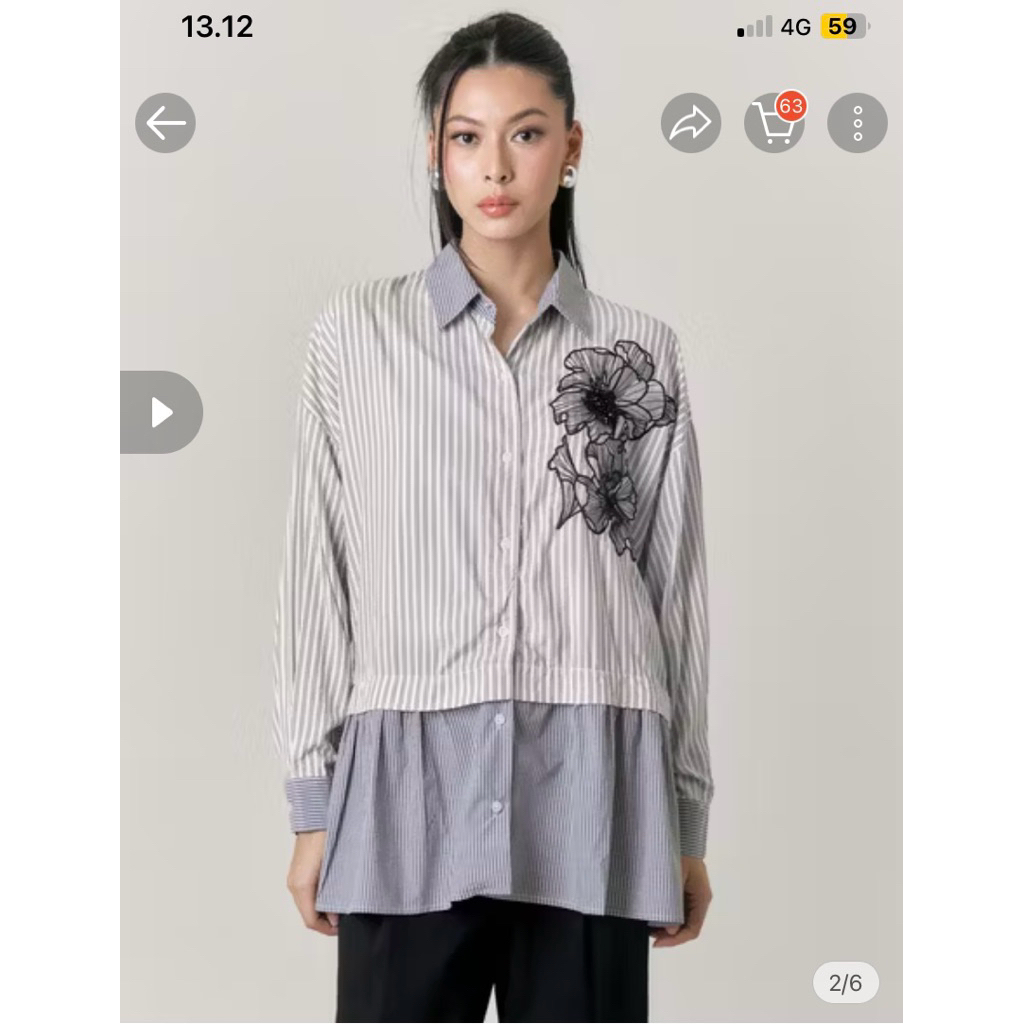 Preloved Sara Shirt By Studio Tui