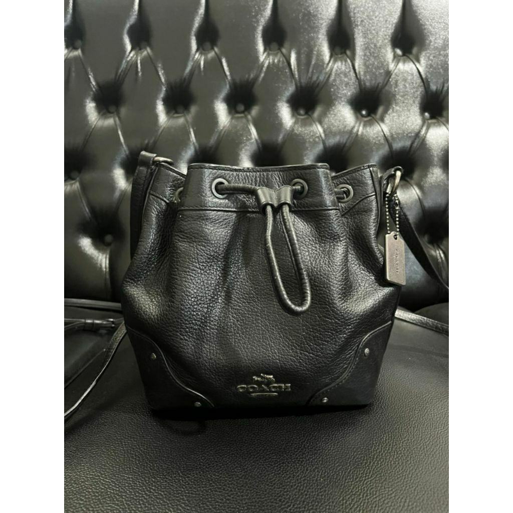 tas co coc serut size 21x15x6 preloved pl seken second black hitam coac