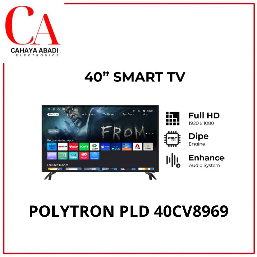 SMART TV POLYTRON 40 INCH PLD 40CV8969