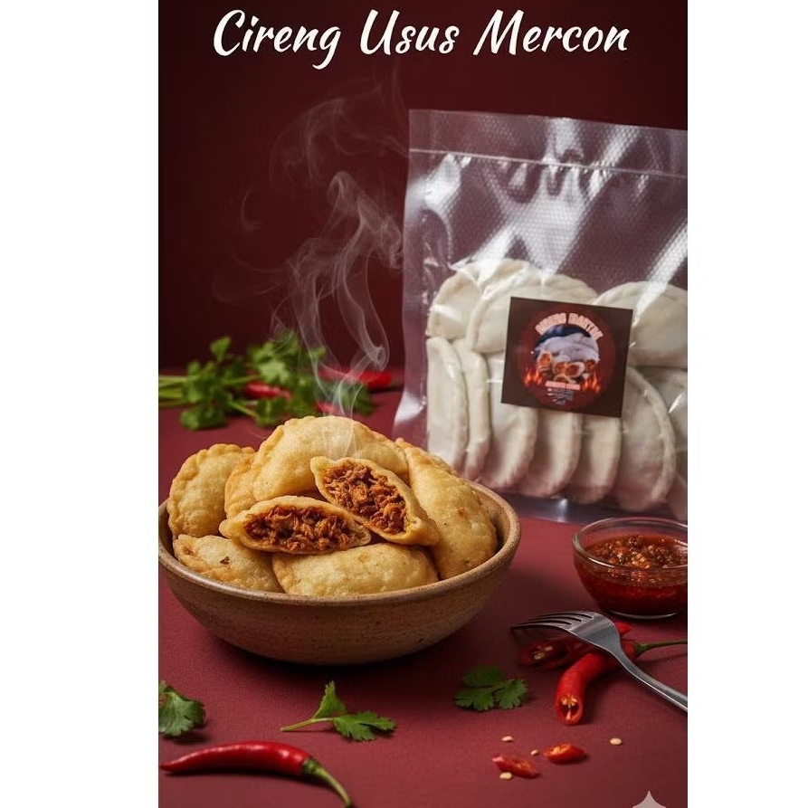 Cireng montok usus mercon frozen isi 10