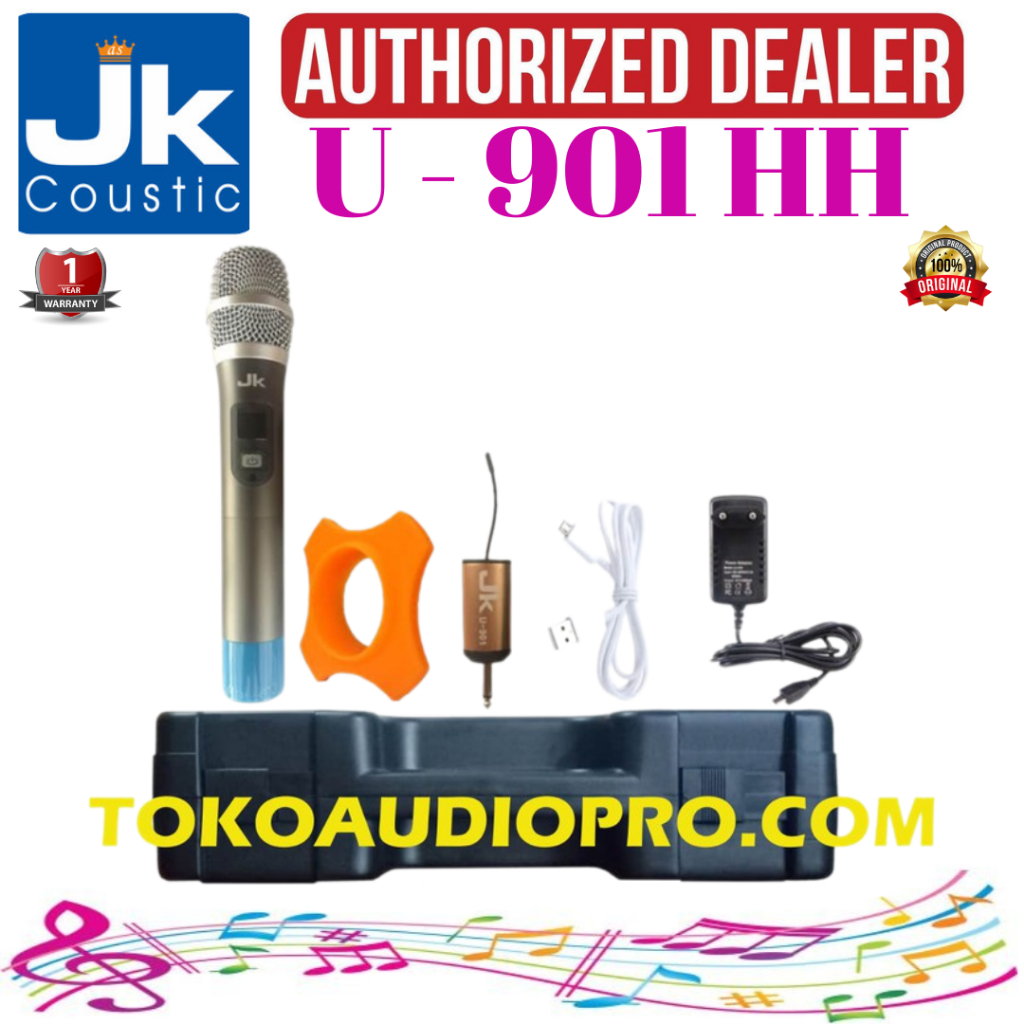JK Coustic U901 U-901 Microphone Wireless Original