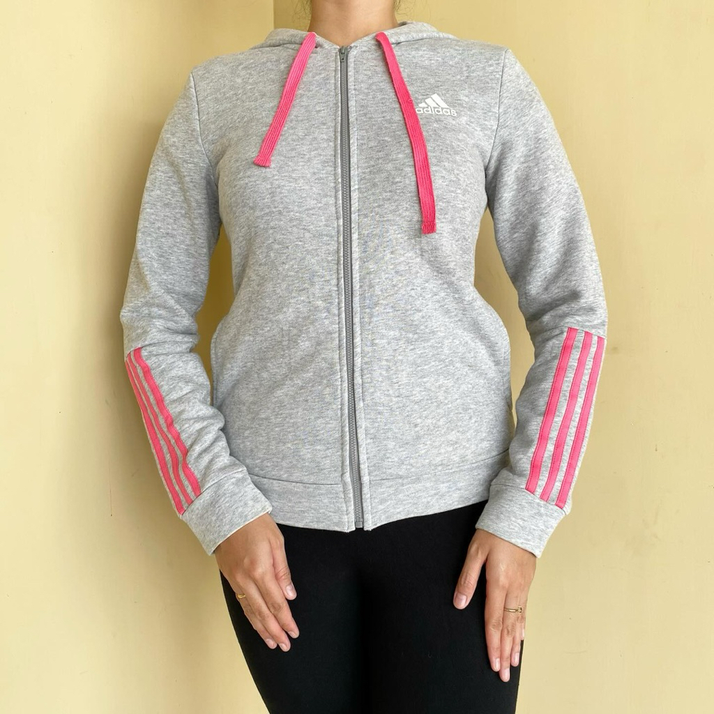 HOODIE Sport Adidas pink strape