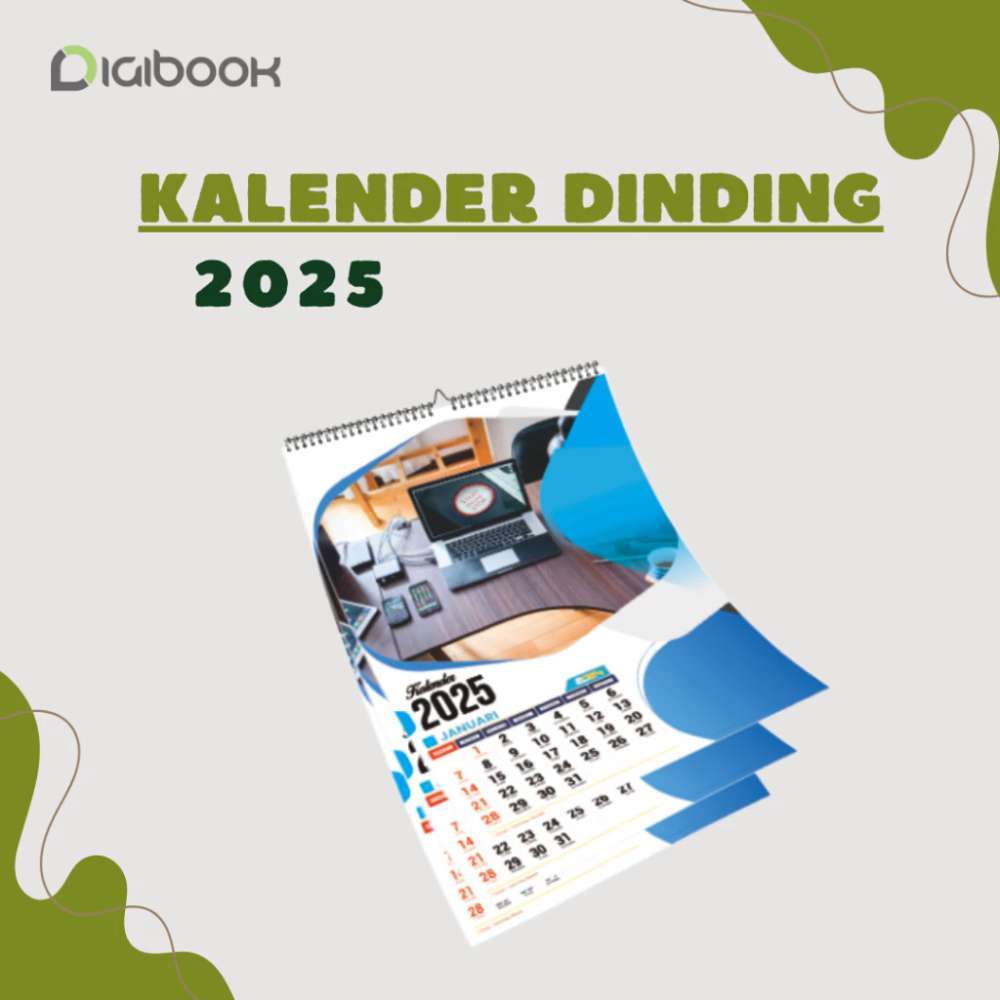 Kalender 2026 dinding spiral - Cetak kalender dinding Custom 6 Lembar