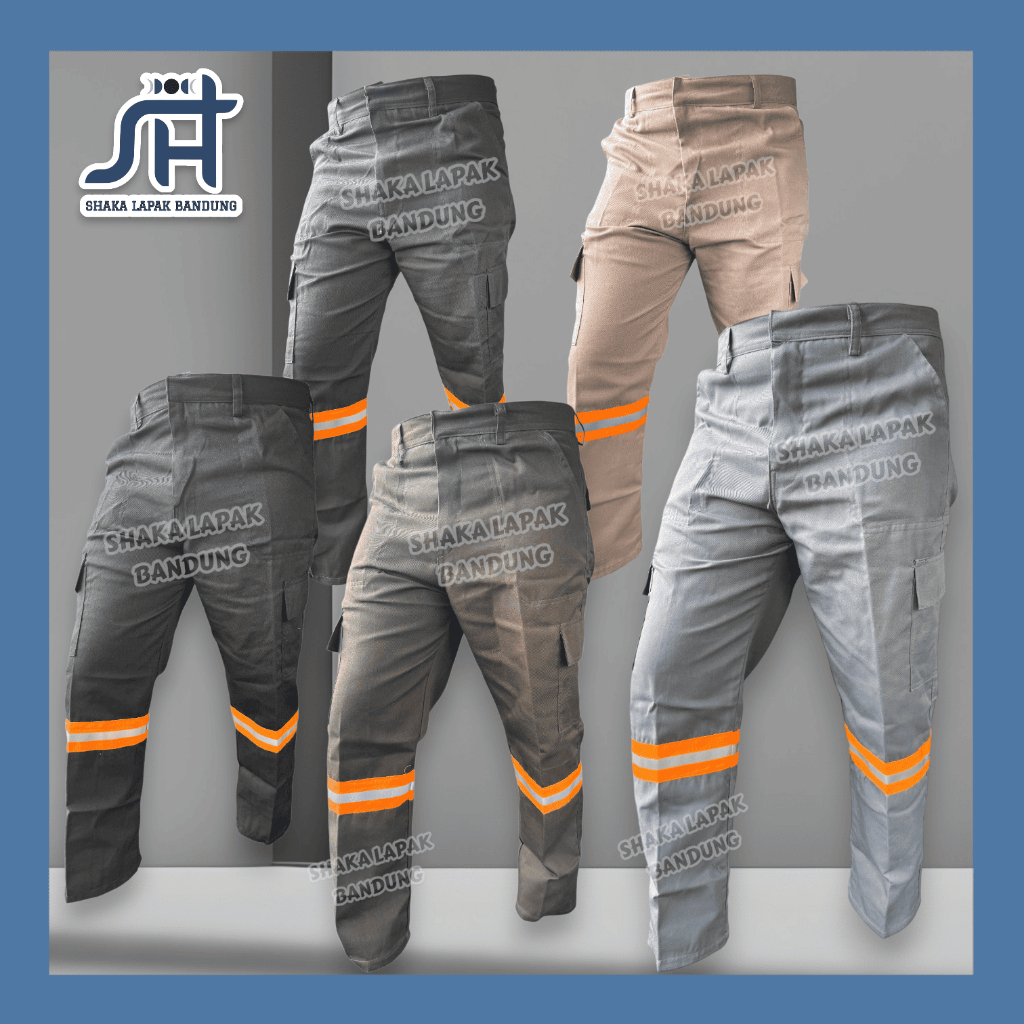 Celana kerja skotlet Wearpack Safety Celana Proyek Model PDL Celana tambang Celana Safety Pria polet