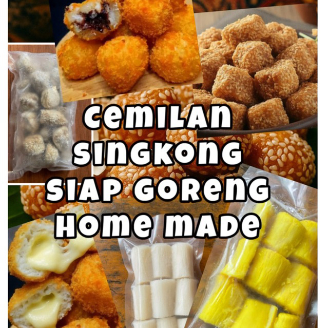 Cemilan Singkong Siap Goreng