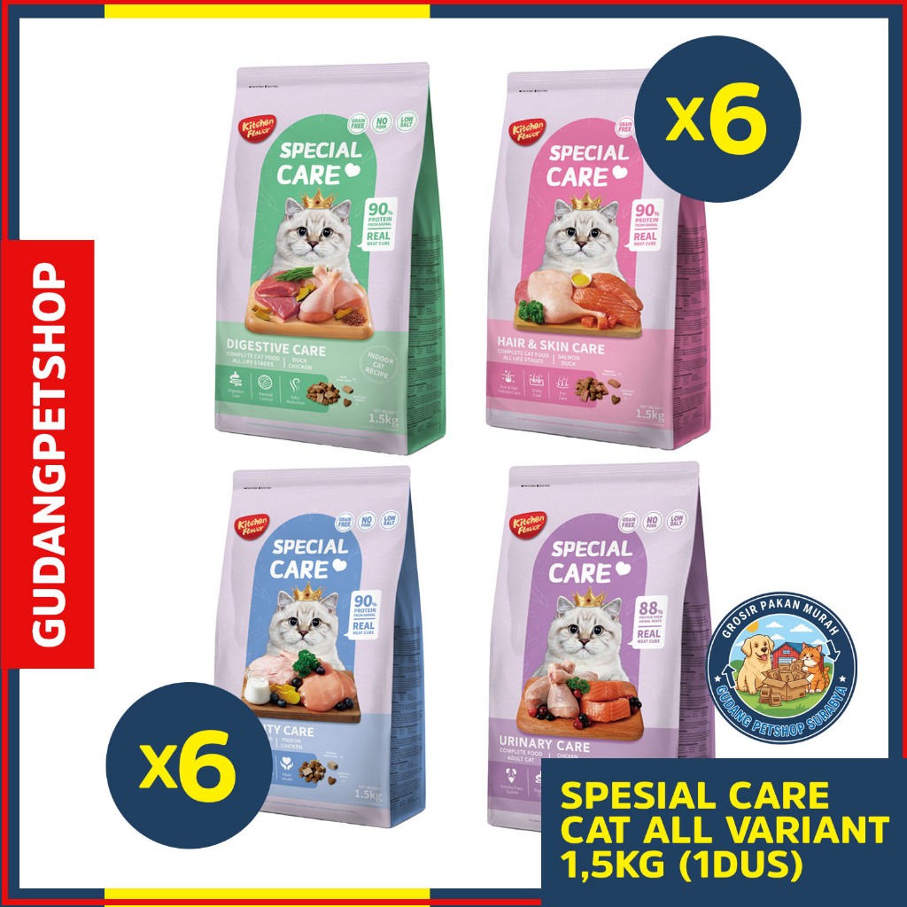 [6PCS] KF Cat Urinary 1,5kg - KF Cat Hair and skin 1,5 kg - KF Cat Immunity 1,5 kg - KF Cat Digestiv