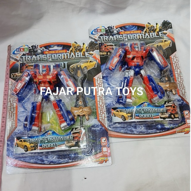 HKR Grosir Mainan Robot Transformers Robot Berubah Mobil Manual 44-05020