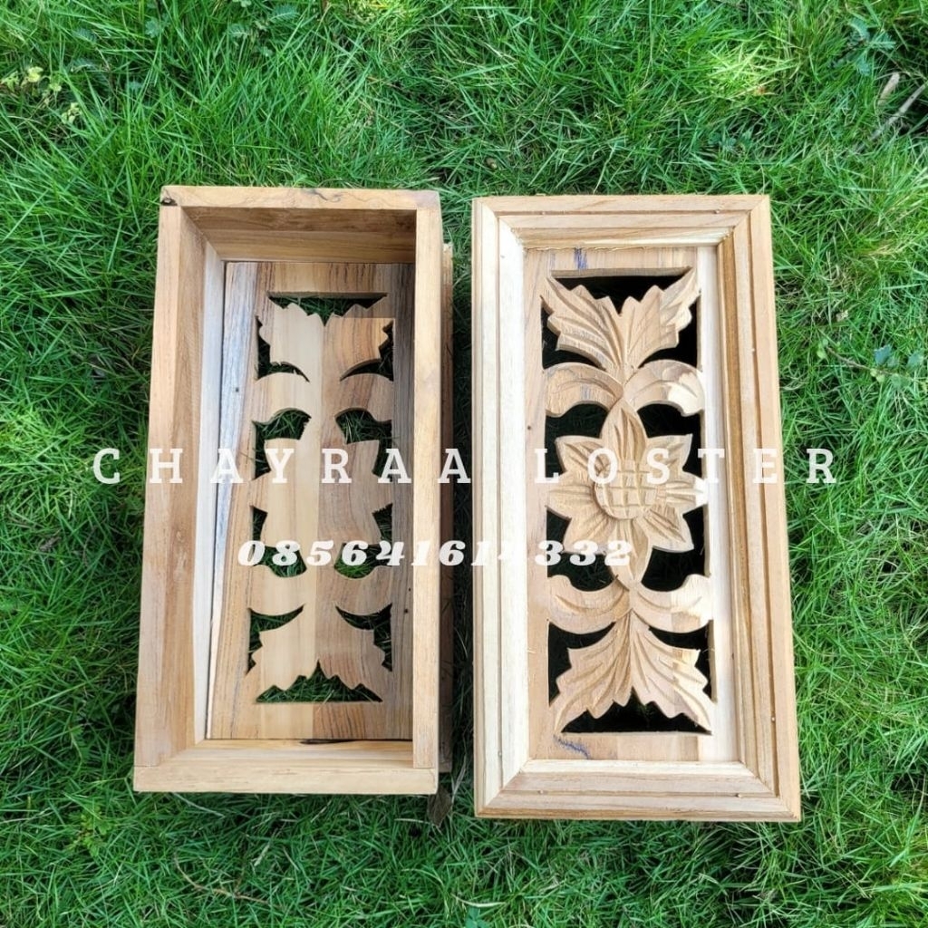 Loster Ukir Kayu Jati Motif, Loster Jepara