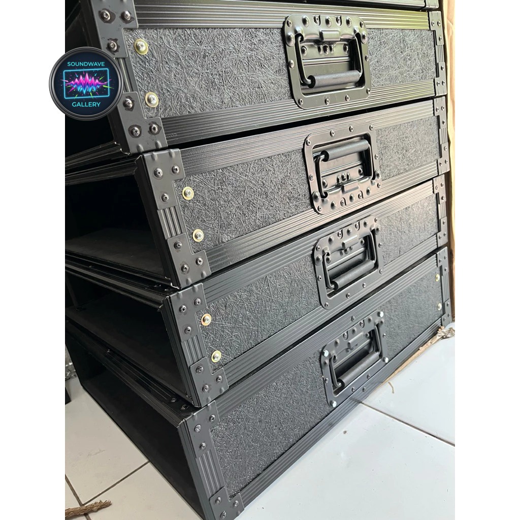 Hardcase Harkis Power Amplifier 2U Warna Hitam High Quality Tanpa Tutup