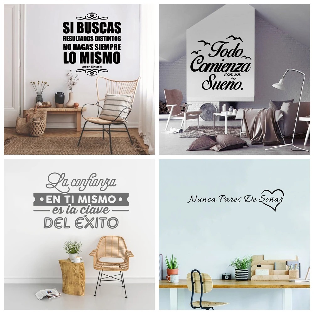 Stiker Dinding Spanyol Stiker Dinding yang Dapat Dilepas Wallpaper DIY untuk Ruang Tamu Kamar Tidur 