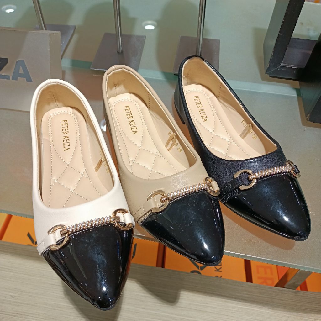 sepatu wanita flat PETER KEIZA original