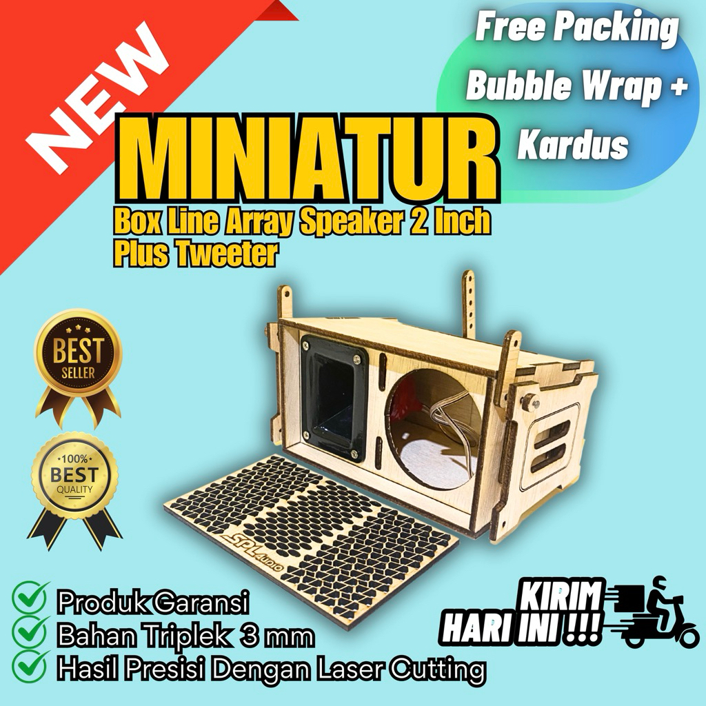 Miniatur Box Line Array Speaker 2 Inch + Tweeter