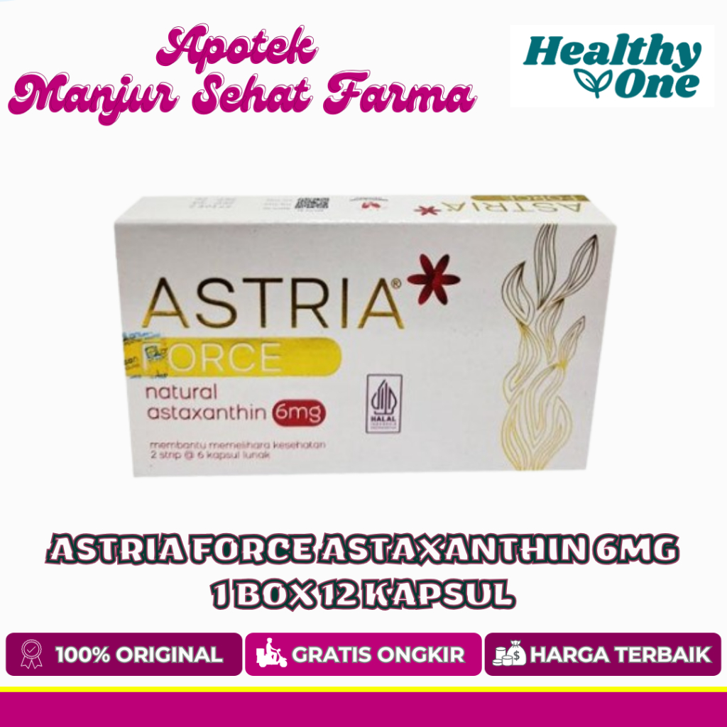ASTRIA FORCE ASTAXANTHIN 6MG