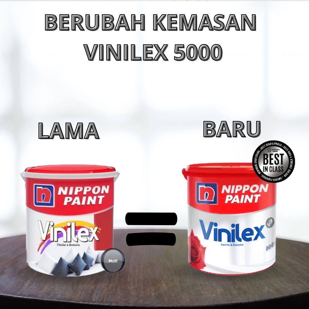 Cat Tembok Vinilex 5 Kg Galon Vinilex Putih Vinilex 300 Vinilex 300SS 5kg