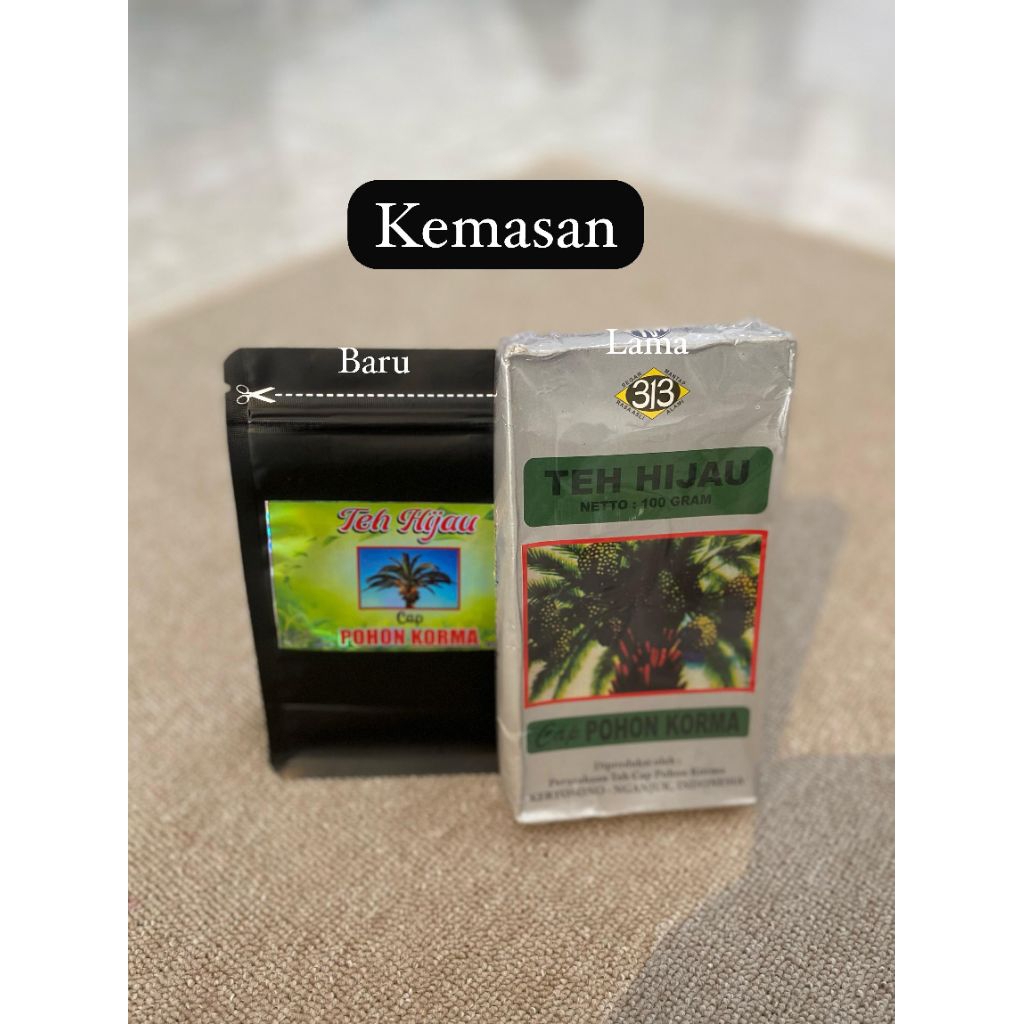 teh hijau cap pohon kurma