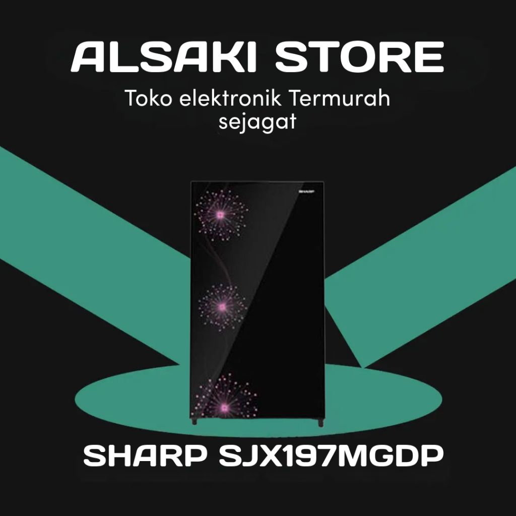 Sharp Kulkas 1 Pintu 1 Door Refrigerator SJX197MGDP