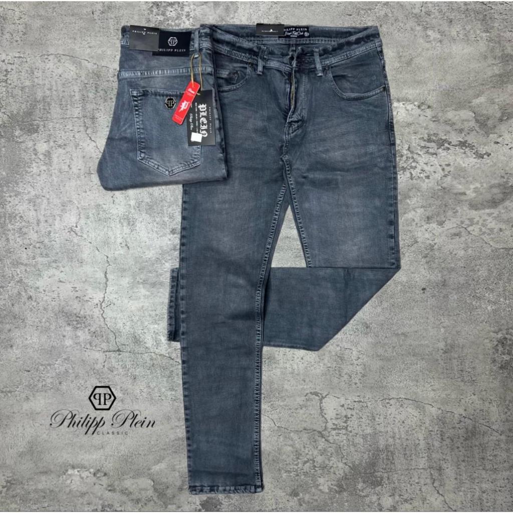 Celana Jeans Pria PHILIPP PLEIN Original Slim Fit Parrish