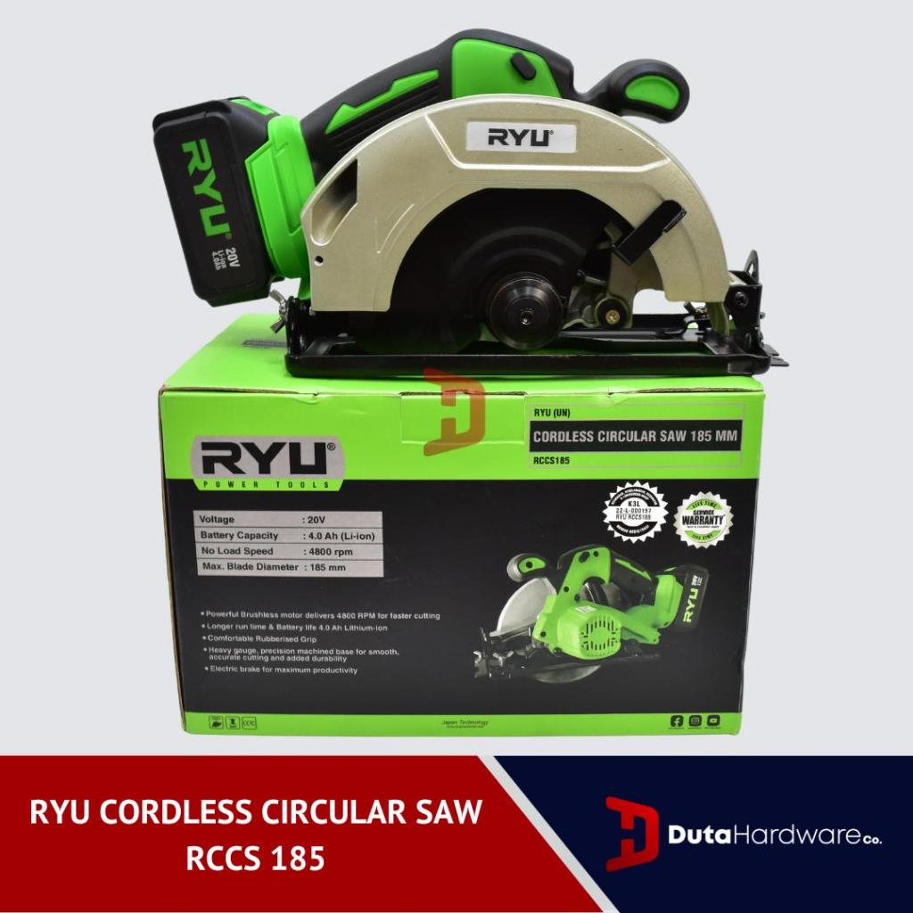 Ryu Cordless Circular Saw RCCS 185 - Mesin Potong Kayu Baterai