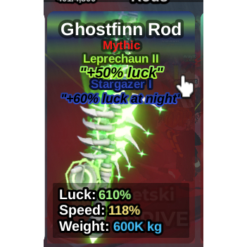 AKUN FISH IT PANCINGAN GHOSTFFIN