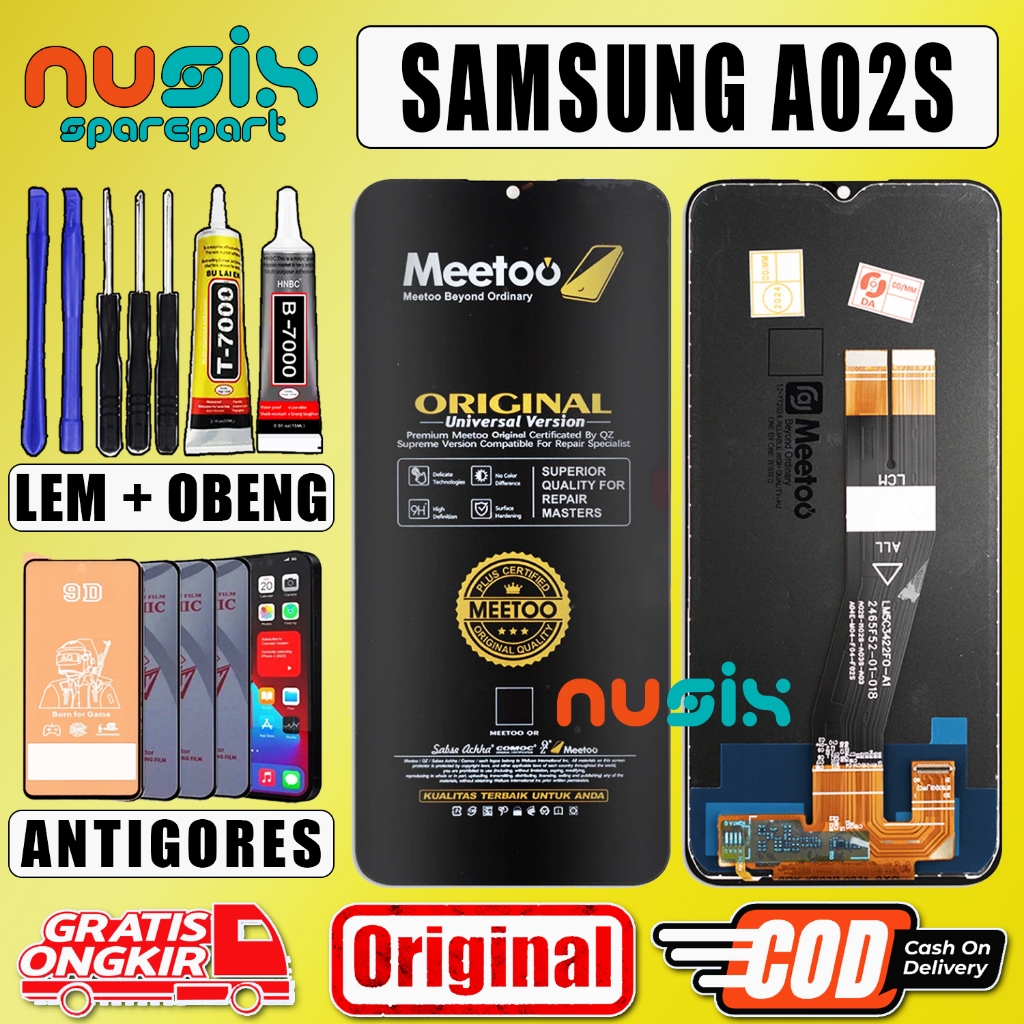 LCD TOUCHSCREEN SAMSUNG A02S ORIGINAL FULLSET