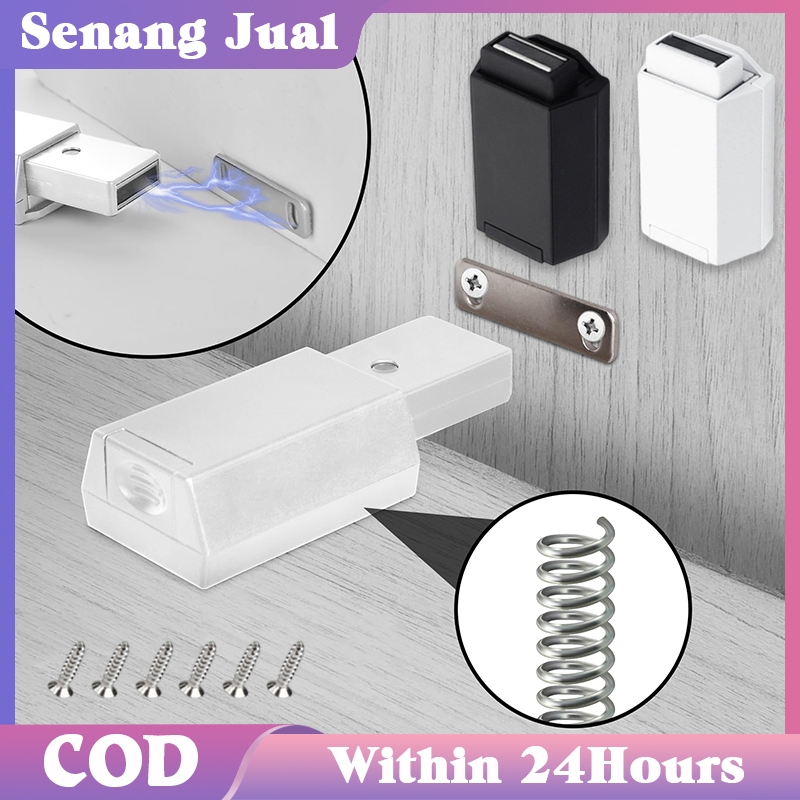 Pembuka Pintu Push To Open Magnetic Cabinet Latch Modern Damper Catches