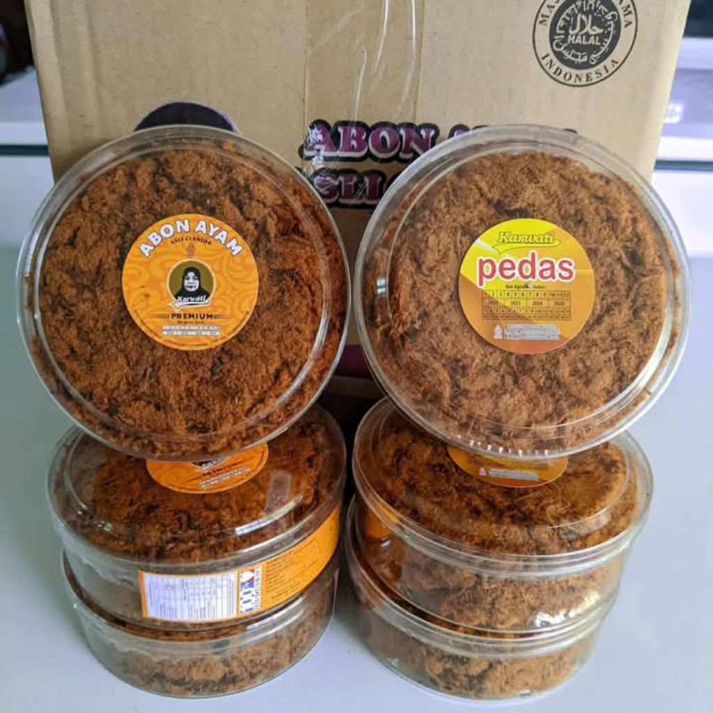 ABON KARWATI ORI DAN PEDAS - ABON AYAM KARWATI