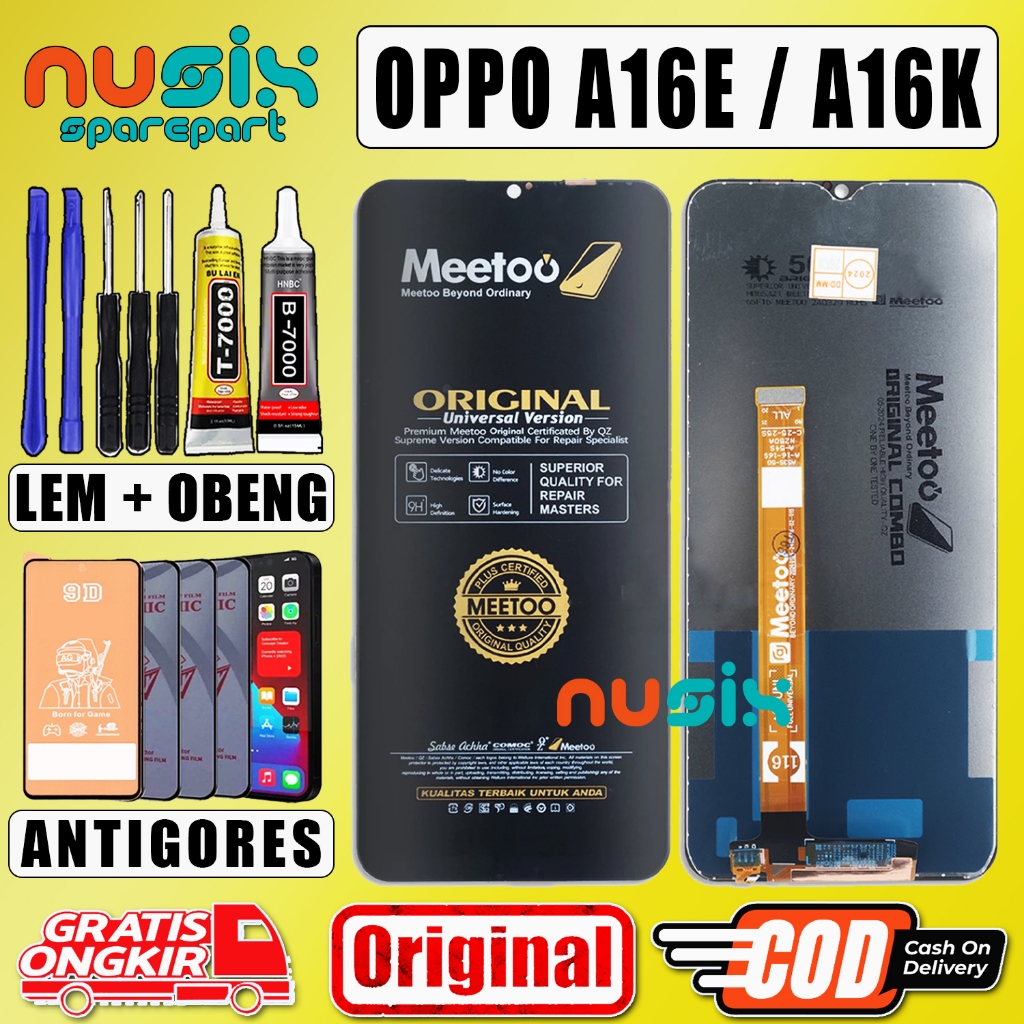 LCD TOUCHSCREEN OPPO A16E / A16K ORIGINAL FULLSET