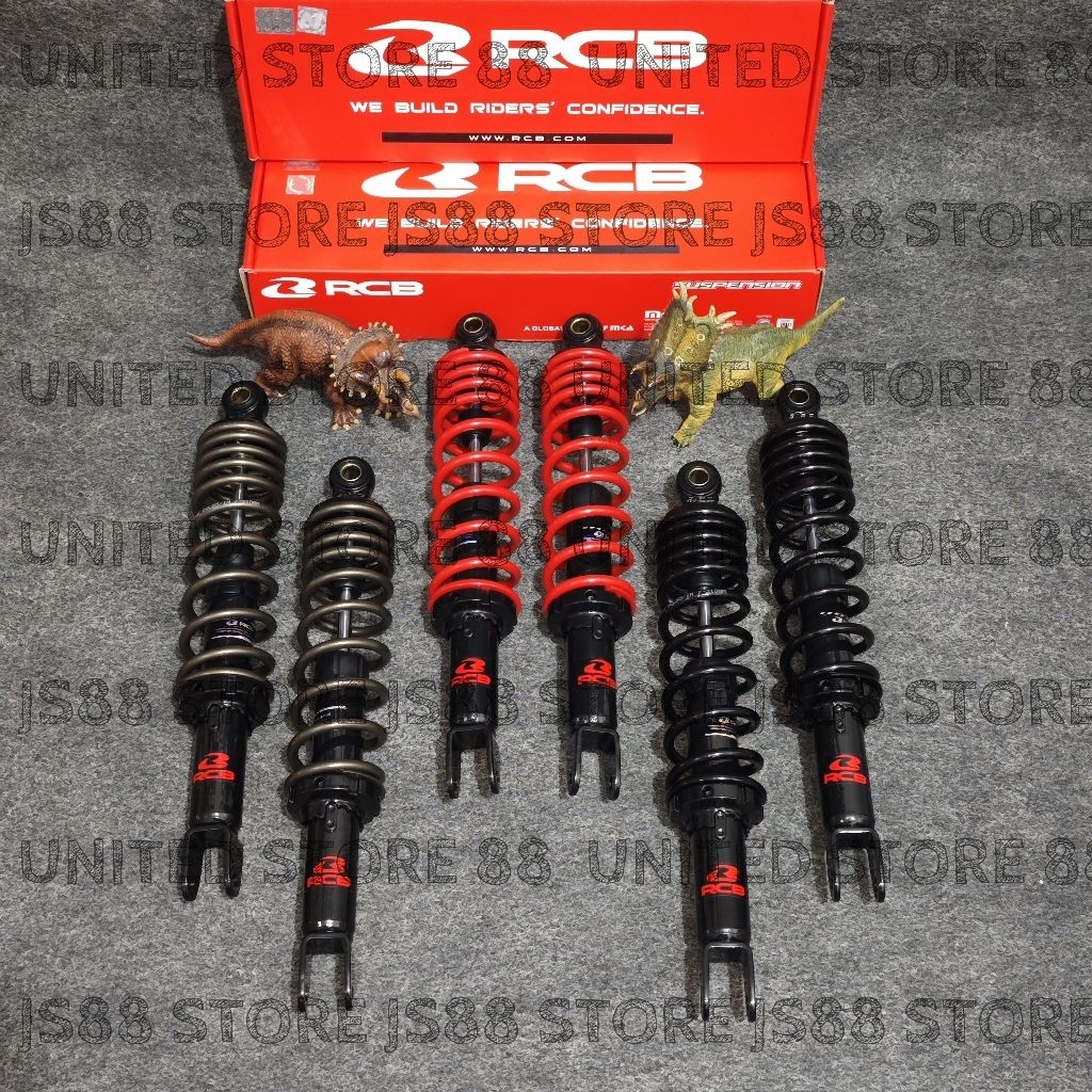 SHOCK BREAKER ORIGINAL RCB RACING A3 SERIES NON TABUNG 305MM 330MM 365MM SHOCKBREAKER NMAX NEW AEROX