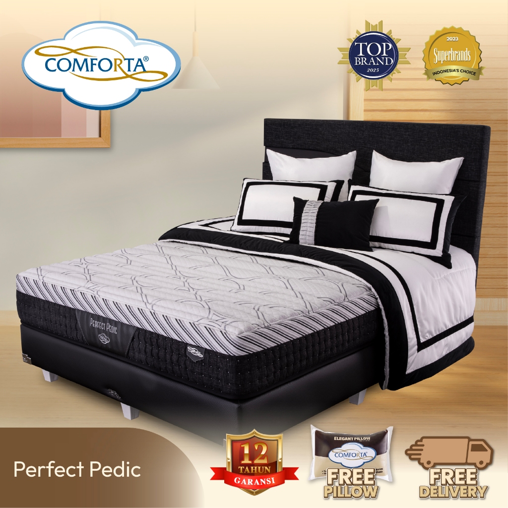 COMFORTA Kasur Springbed Perfect Pedic Fullset