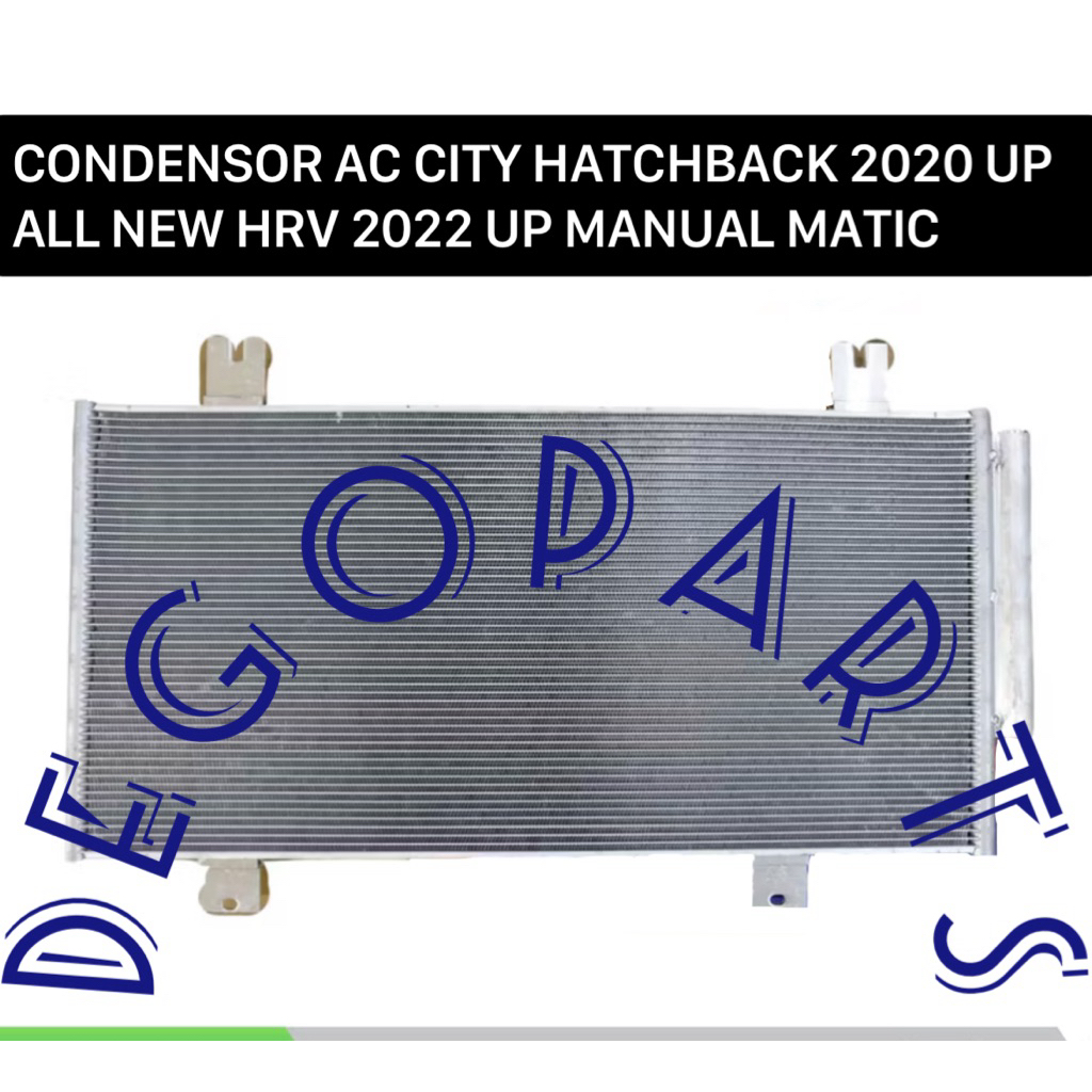 CONDENSOR KONDENSOR AC HONDA CITY HATCHBACK 2020 UP / HONDA HRV 2022 UP MANUAL MATIC ASLI ORIGINAL D