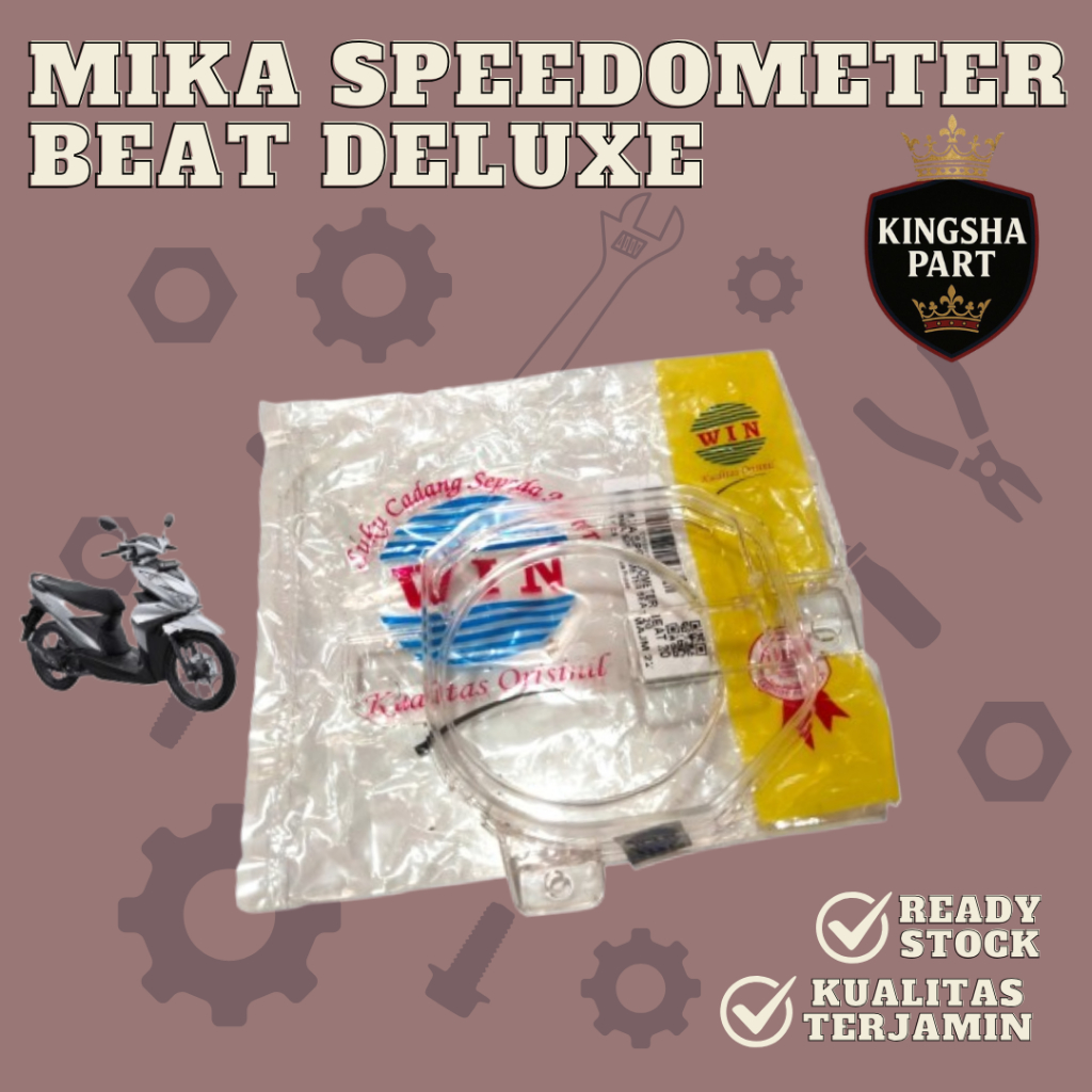 Mika Speedometer Beat Deluxe mika kaca spido beat deluxe led new 2020-2024 original win